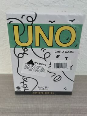 Mattel UNO Artiste Series Shantell Martin Card Game Deck BrandNew Factory Sealed